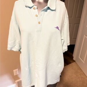 Tommy Bahama Mint Green Polo Shirt